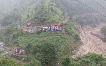 दार्चुलाको नौगाडमा बाढी र पहिरोले खानेपानी बगाएपछि समस्या 